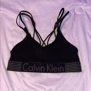 Calvin Klein Strappy Sports Bra